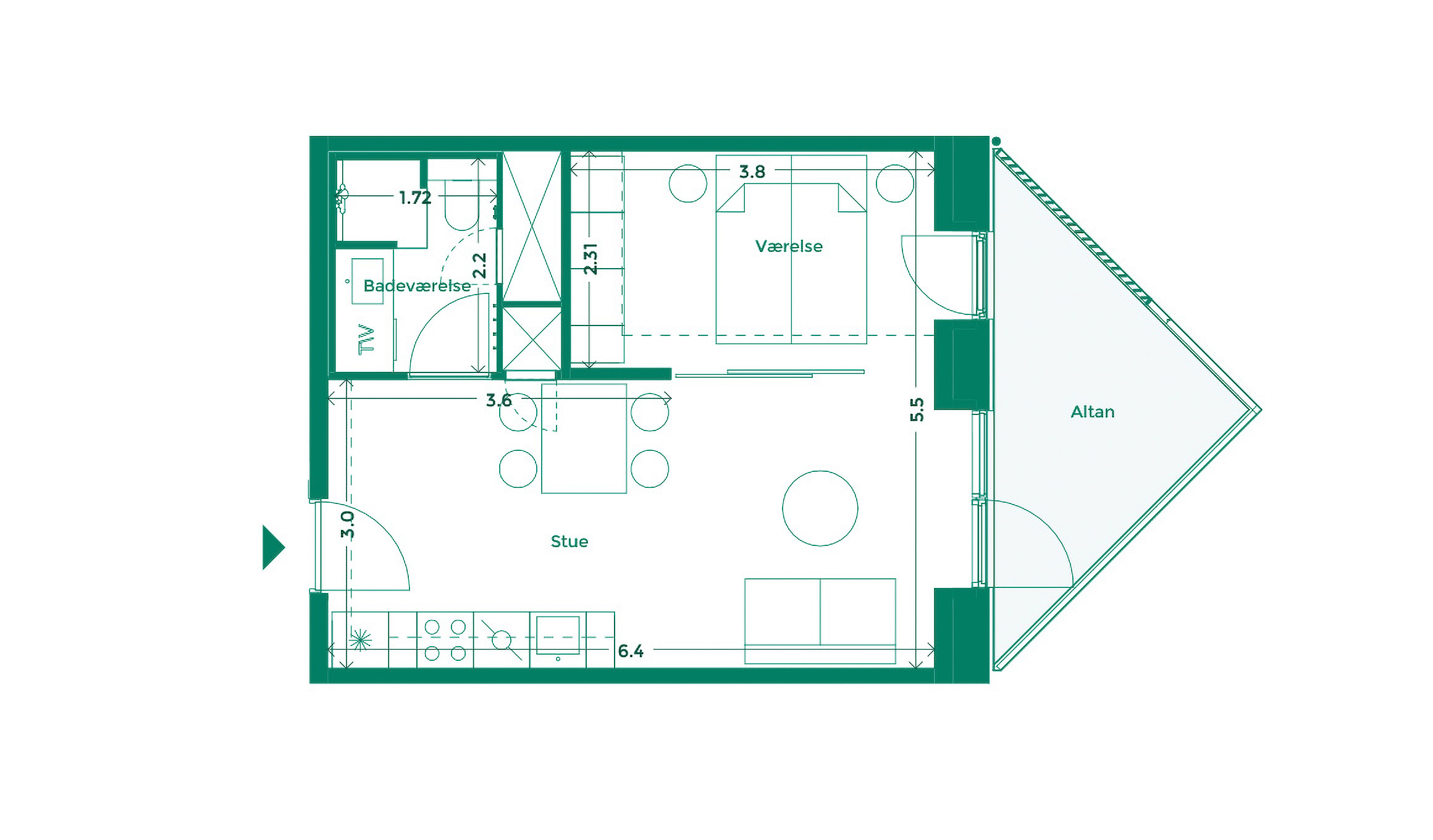 Lejlighedplan Hotelkarreen 114@2X