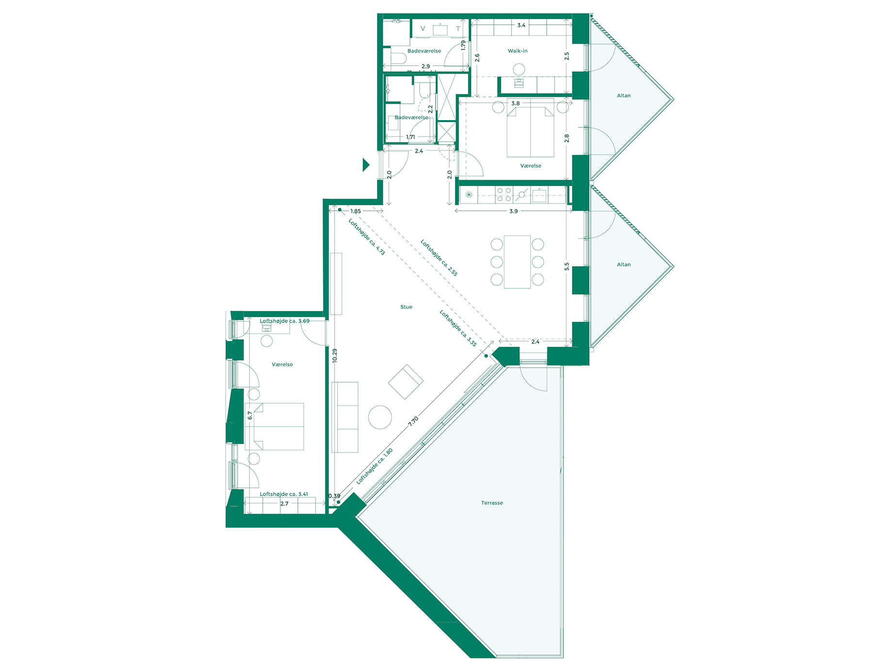 Lejlighedplan Hotelkarreen 130@2X