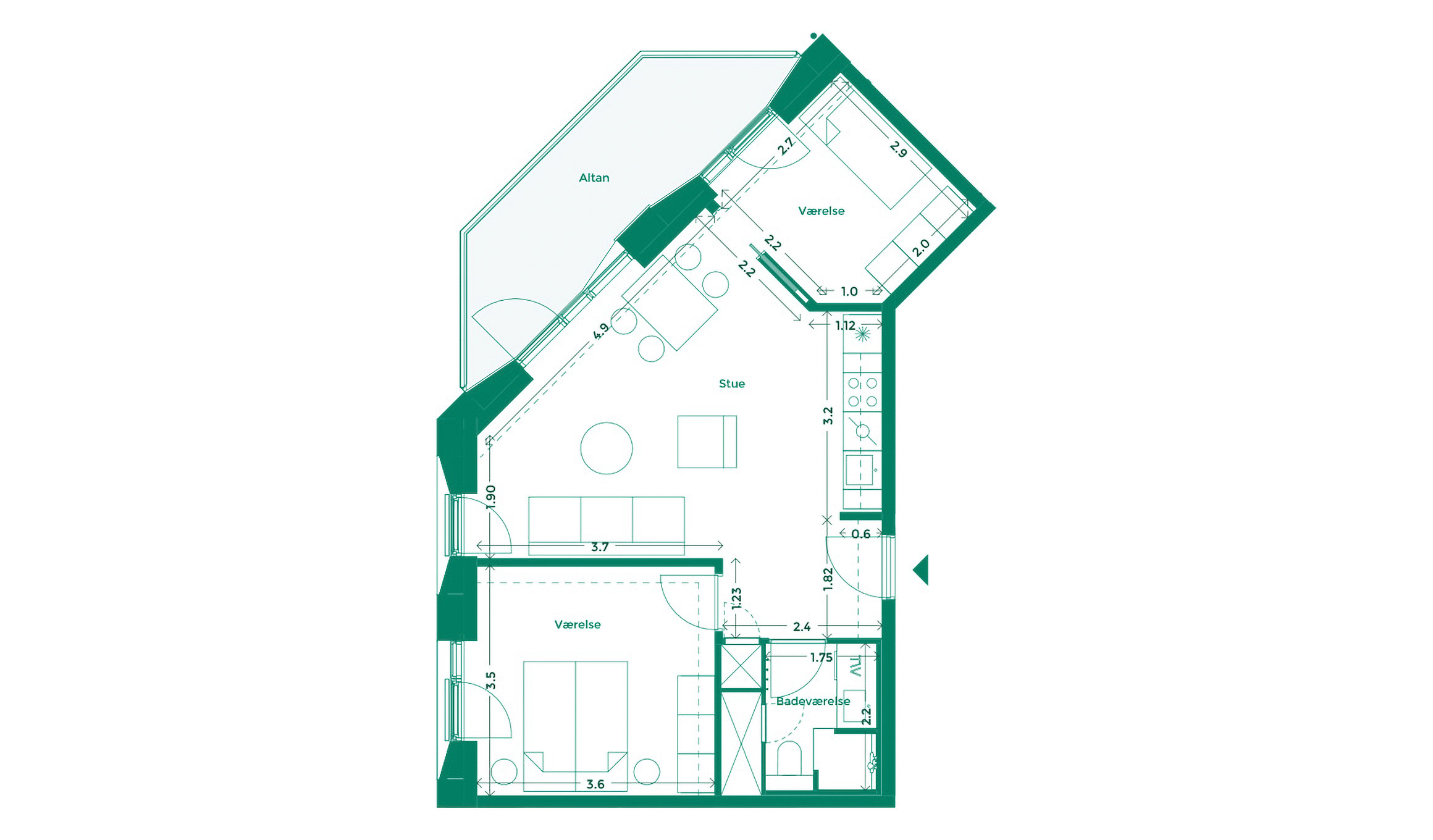 Lejlighedplan Hotelkarreen 140@2X