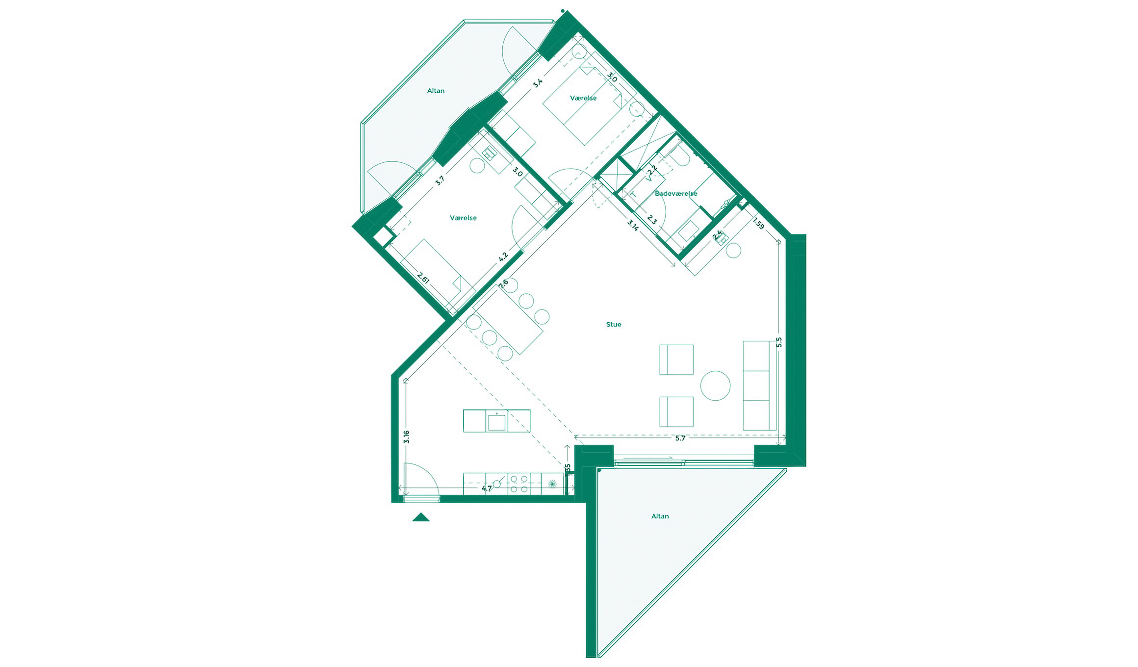 Lejlighedplan Hotelkarreen 141@2X