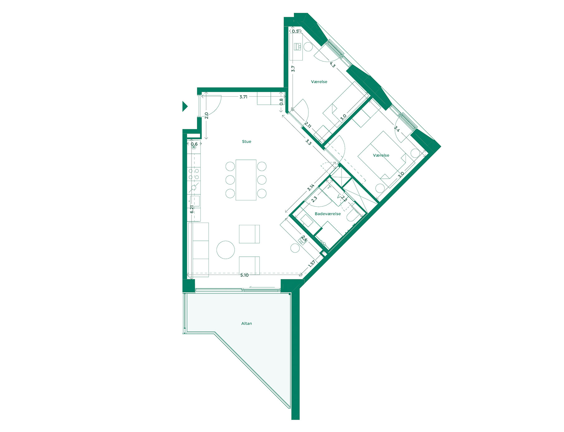 Lejlighedplan Hotelkarreen 149@2X