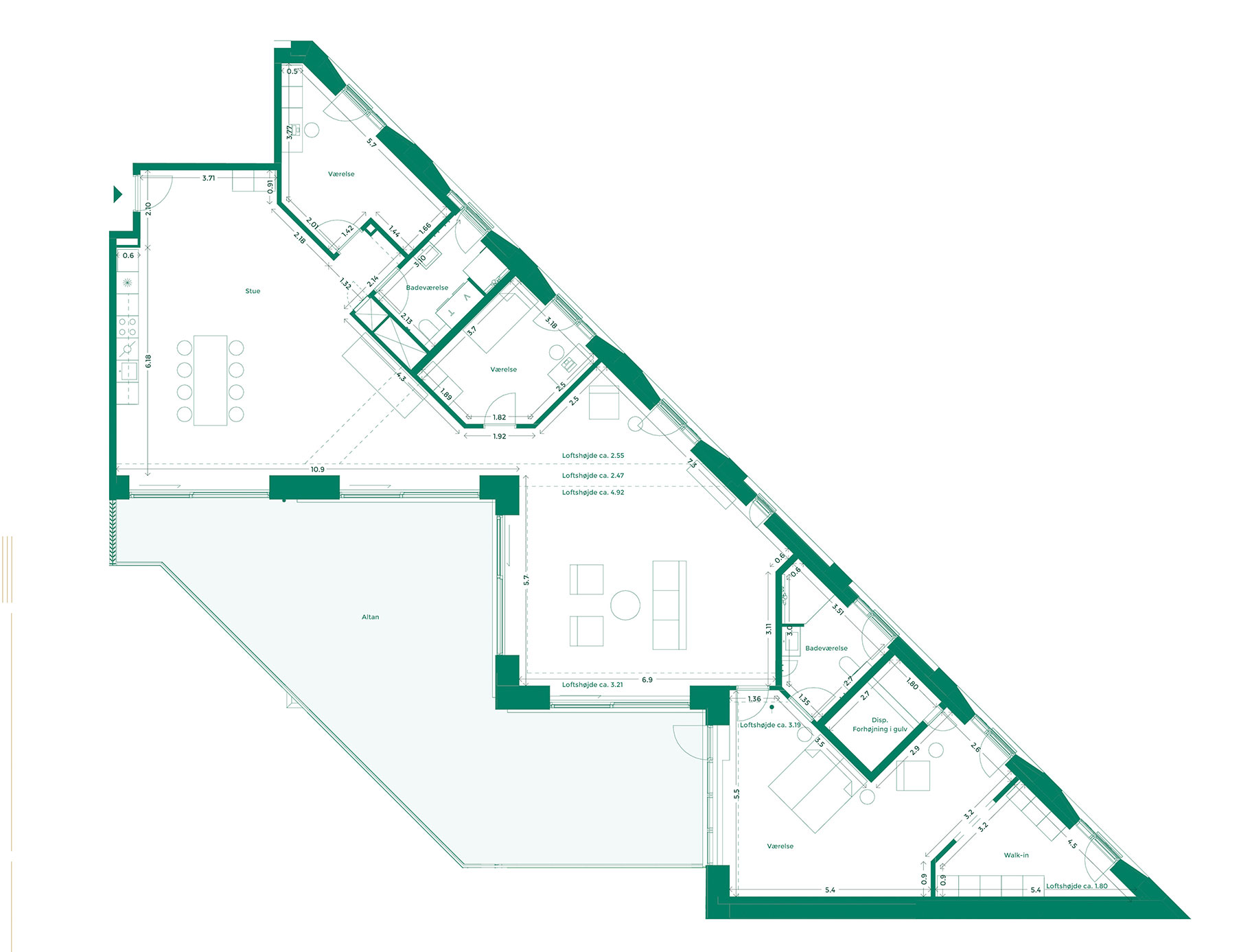 Lejlighedplan Hotelkarreen 157@2X