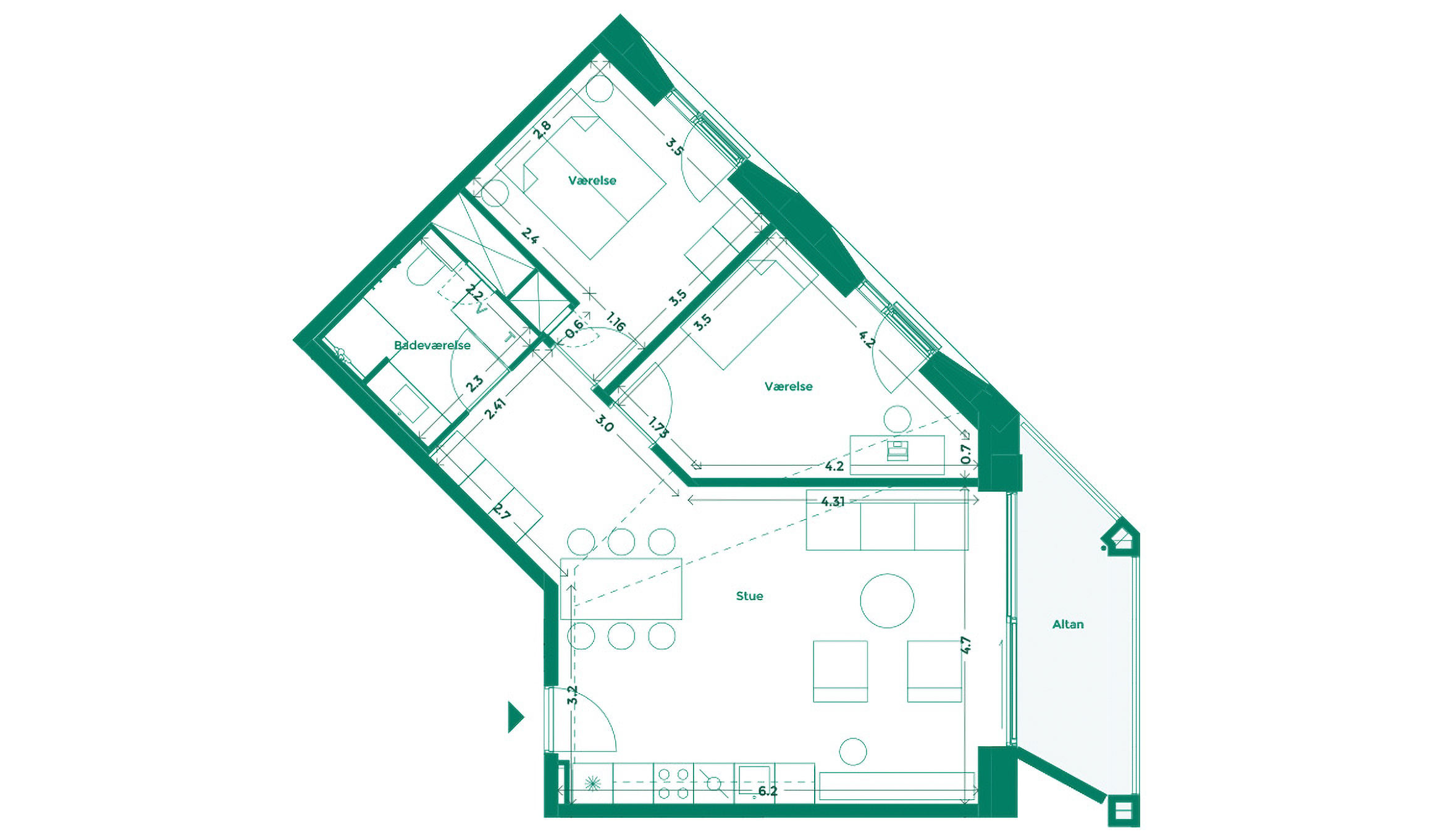Lejlighedplan Hotelkarreen 185@2X