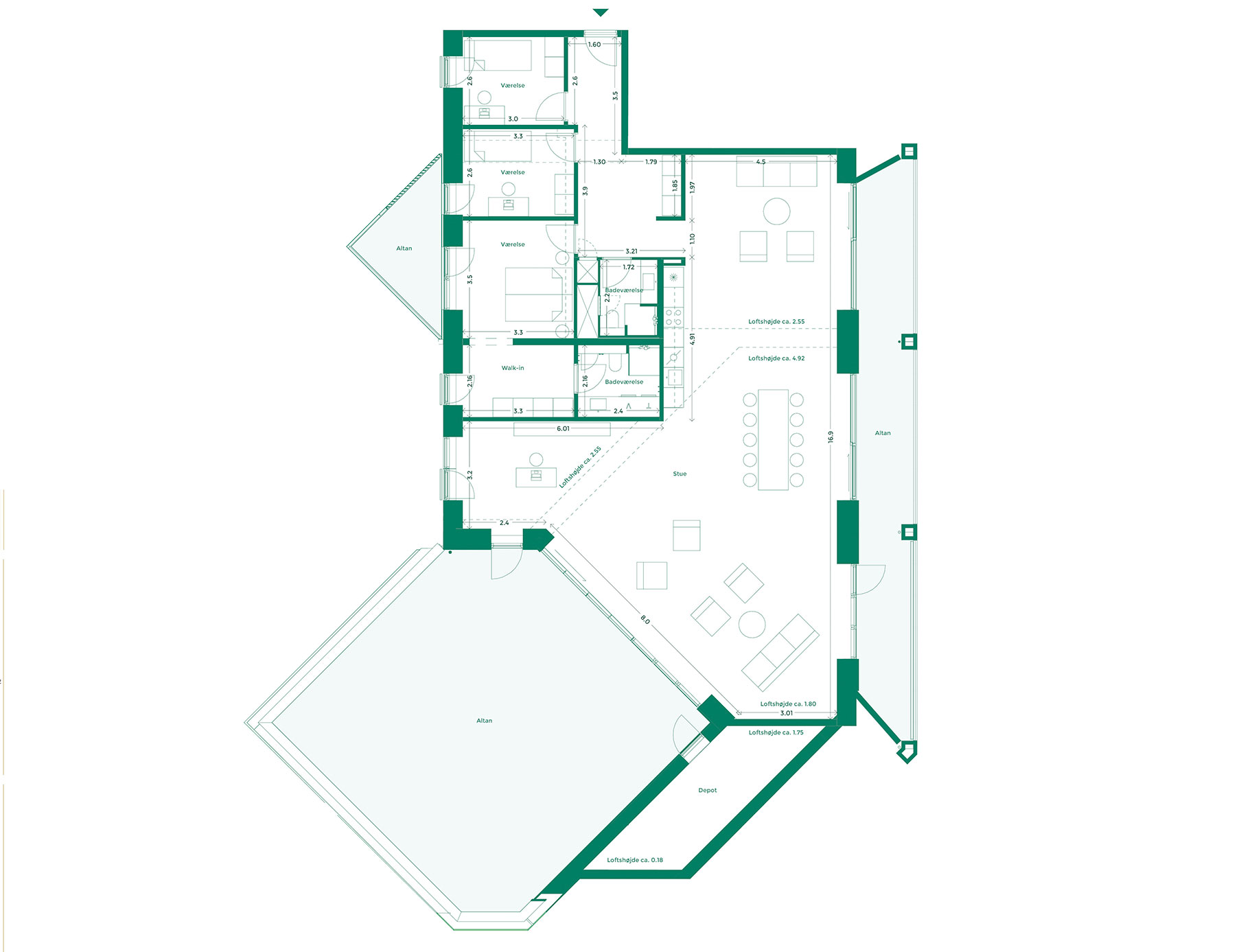 Lejlighedplan Hotelkarreen 193@2X