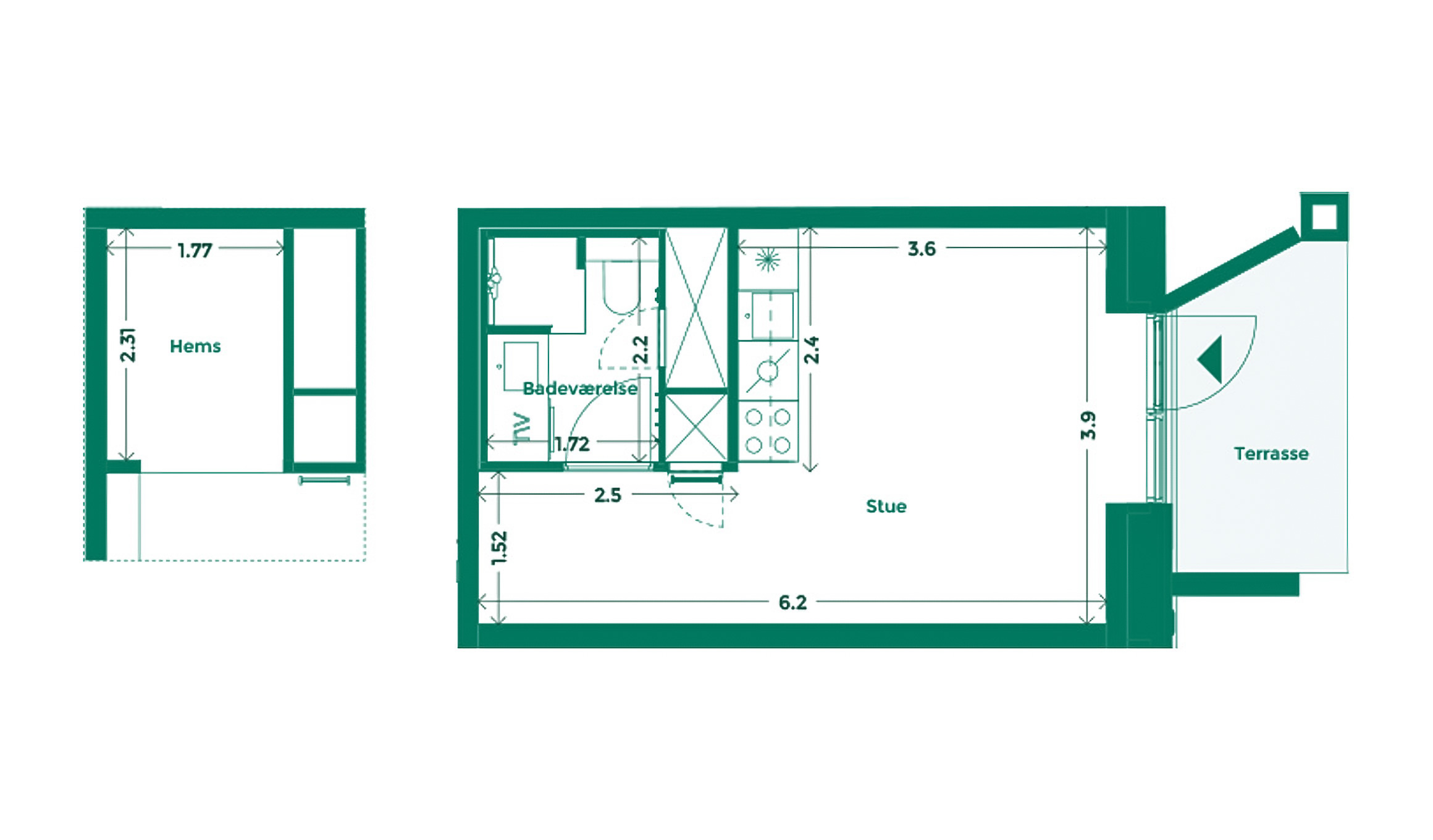 Lejlighedplan Teaterkarreen 308@2X