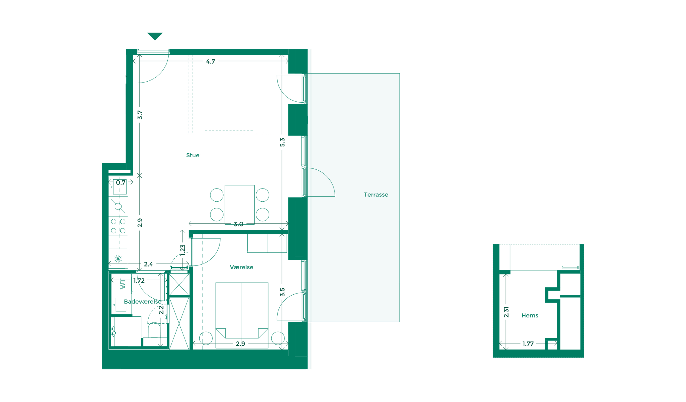 Lejlighedplan Teaterkarreen 311@2X