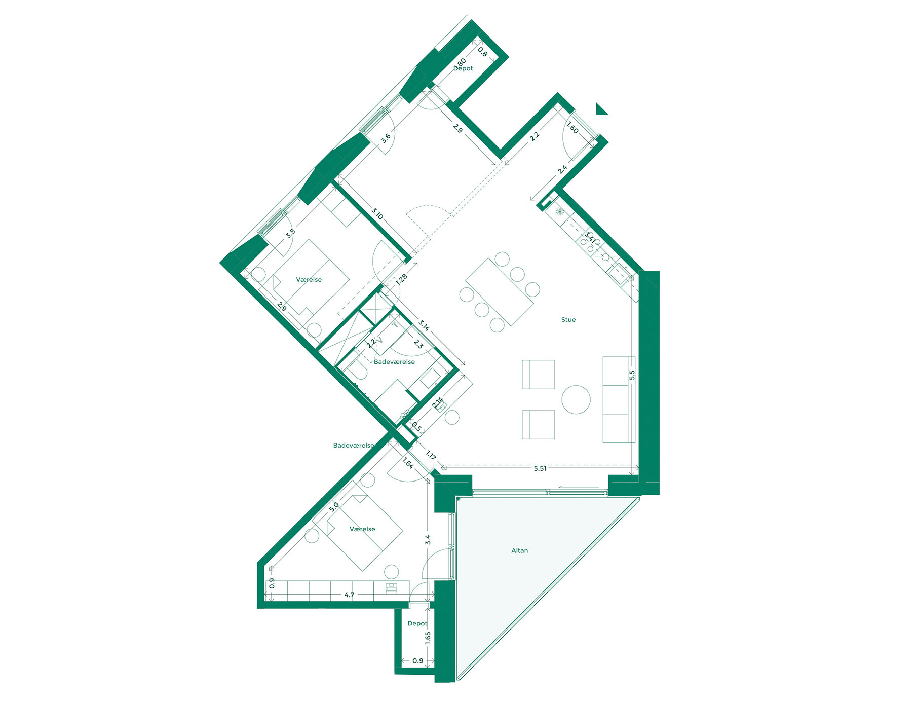 Lejlighedplan Teaterkarreen 329@2X