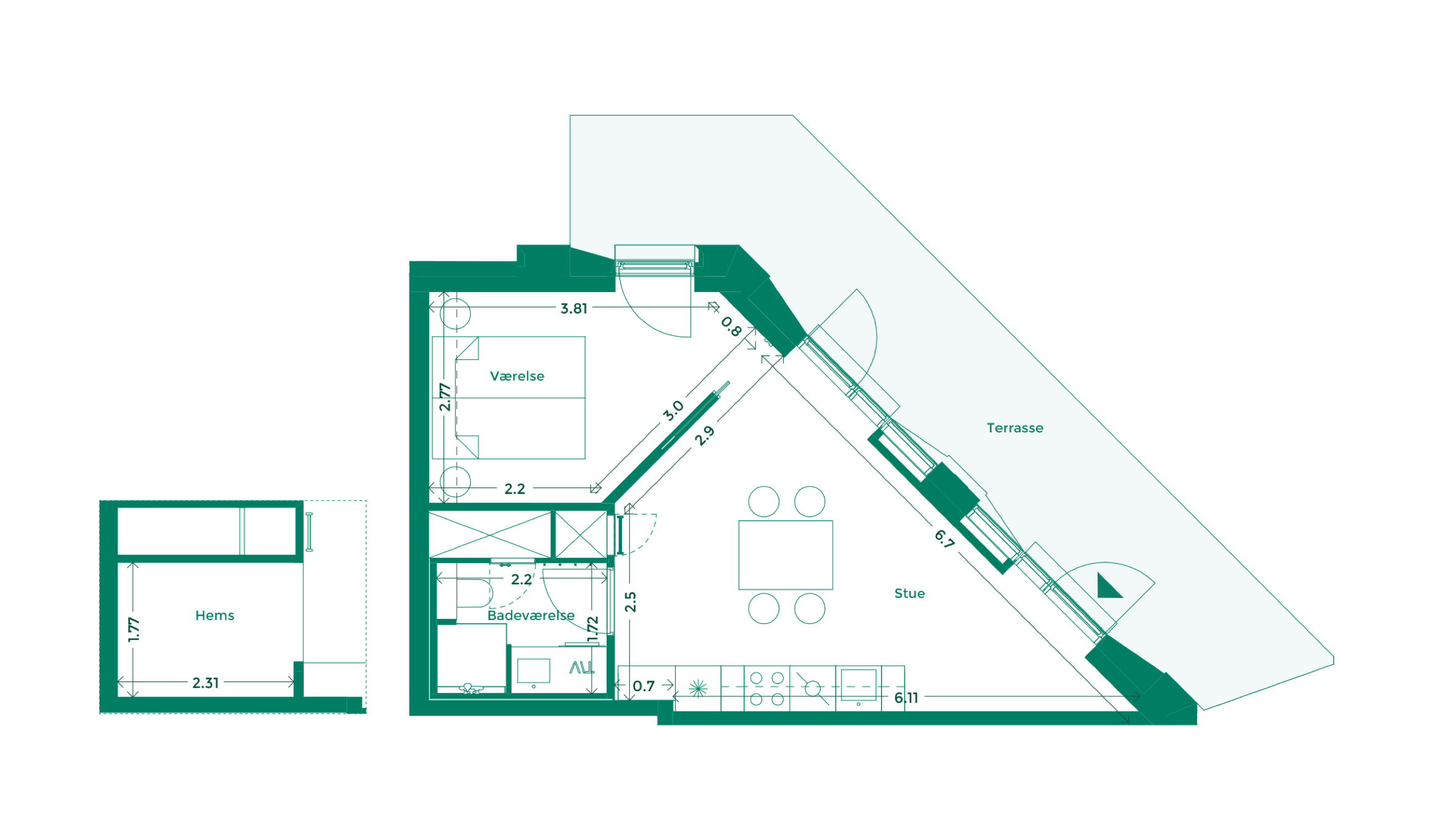 Lejlighedplan Teaterkarreen 333@2X