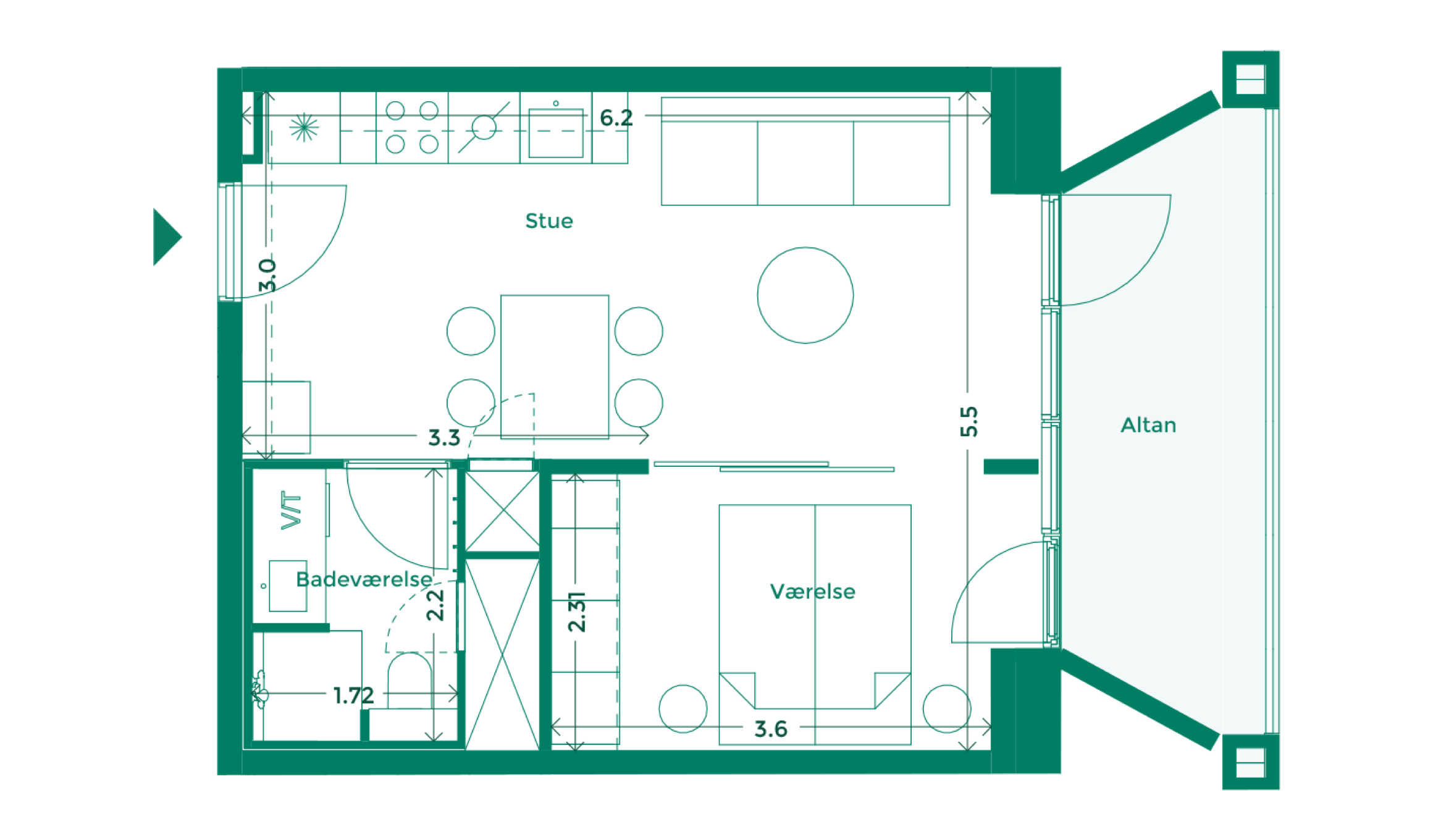 Lejlighedplan Teaterkarreen 355@2X