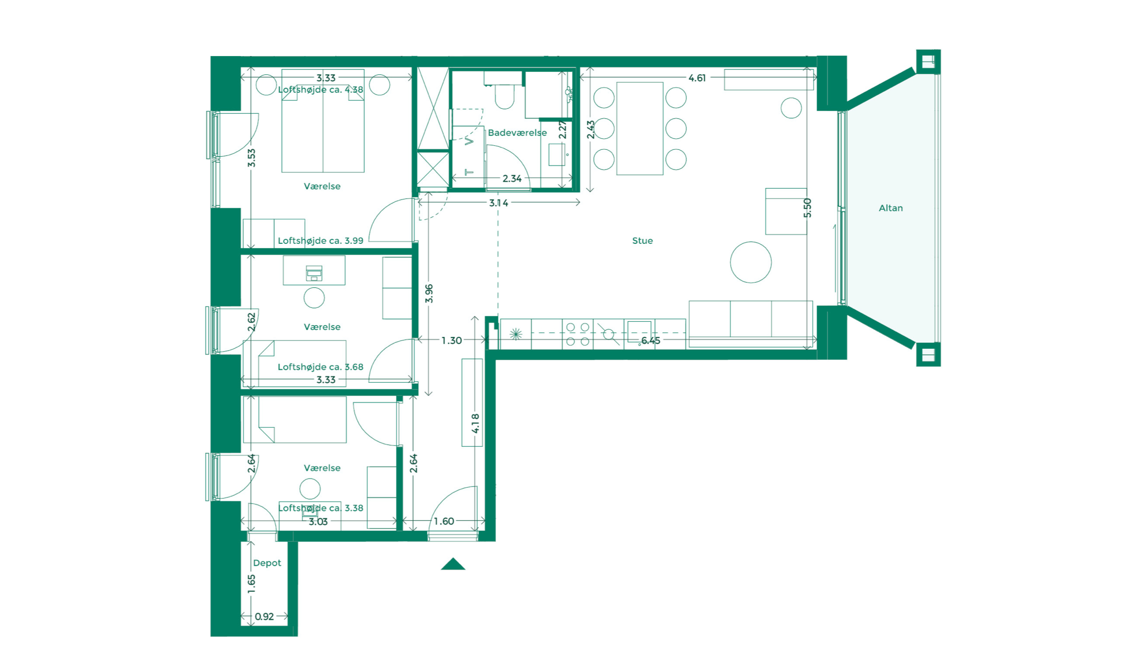 Lejlighedplan Teaterkarreen 357@2X