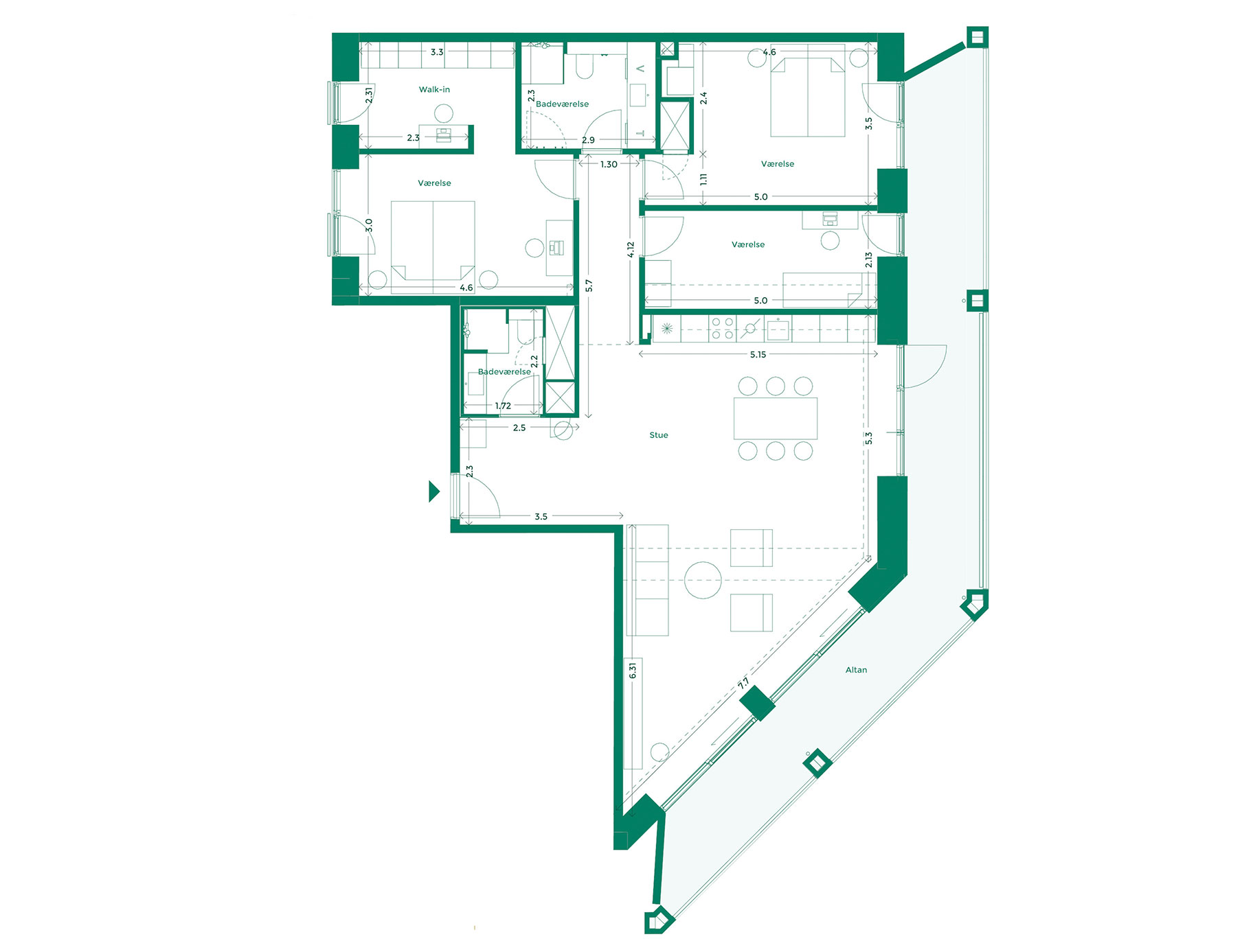 Lejlighedplan Teaterkarreen 364@2X