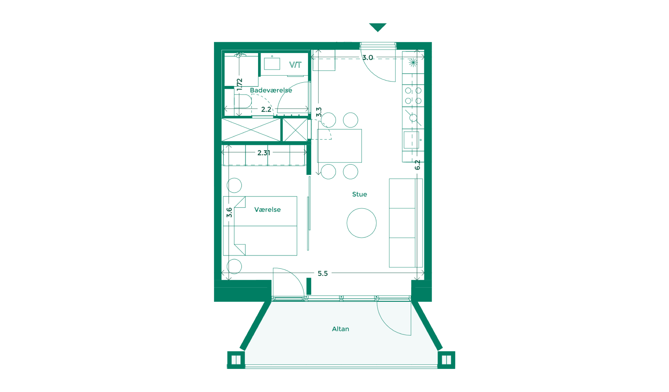 Lejlighedplan Teaterkarreen 366@2X