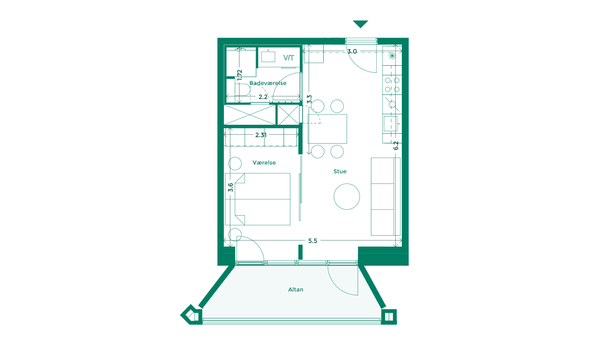 Lejlighedplan Teaterkarreen 374@2X